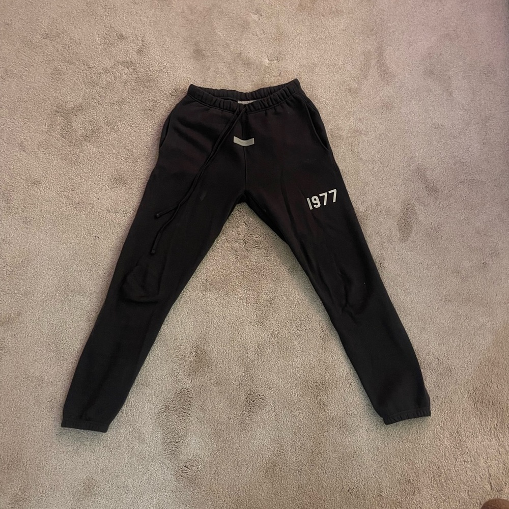 Essentials Black Sweatpants 1977